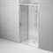 W90G-110-1-195MM Gem Solo Дверь душевая 110х195, стекло матовое, профиль матовый хром W90G-110-1-195MM
