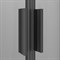 W90G-401-100BT Душевое ограждение Gem 1/4 Rond 100x100 стекло прозрачное, профиль черный матовый, бе W90G-401-100BT