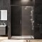 W90G-140-1-195BM Gem Solo Дверь душевая 140х195, стекло матовое, профиль черный матовый W90G-140-1-195BM