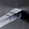 W84WI-100-F1-MTE Душевая перегородка Func 100x200, стекло прозр. 8 мм + покрытие, профиль мат хром W84WI-100-F1-MTE