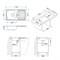Мойка кухонная Alveus Basic 150 LEI NEW 780х435х140 нержавеющая сталь, с сифоном 1138029