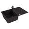 Мойка кухонная Alveus Granital Cadit 20 Carbon-G91 790х500х200 с сифоном, черная 1132026