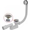Сифон ALCAPLAST для ванны click/clak, металл A507CKM-80 A507CKM-80