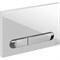 Клавиша смыва Cersanit Estetica 64111, Белая, Хром 64111