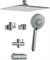 Душевая система Cersanit Neno 63477, Хром 63477