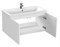 Тумба под раковину Cersanit Colour 80см, цвет белый 64259