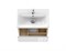 Тумба под раковину подвесная Cersanit Moduo Slim 60 для Moduo Slim 60 белая SB-SZ-MOD-MO60Sl/Wh 64125