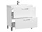 Тумба под раковину Cersanit Melar 80см,  белая 64130