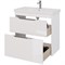 Тумба под раковину Dreja Prime 90 99.9302 подвесная, Белый глянец 99.9302