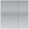 Зеркальный шкаф Dreja Prime 70 99.9305, Белый 99.9305
