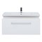 Тумба подвесная Dreja.Rus BIG INN 100 под умывальник Гармония 100, белый глянец 77.0205W