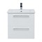 Тумба под раковину Dreja Gio 60 77.0101W подвесная, Белый глянец 77.0101W