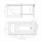 Акриловая ванна Alex Baitler Garda 160x70, без гидромассажа GARDA 160*70