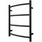Электрический полотенцесушитель Point Афина PN04856B П4 500x600 диммер справа Черный PN04856B