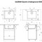 Кухонная мойка Ulgran Quartz Underground 500-04 Платина Under 500-04