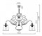 Подвесная люстра Freya Driana FR2405-PL-08-BZ MY_FR2405-PL-08-BZ