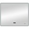 Зеркало Reflexion Party RF4717PT, 90 x 70 см, с LED-подсветкой, сенсорный выключатель, часы, цвет белый RF4717PT - фото 885210