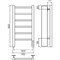 Полотенцесушитель электрический Terminus Аврора П6 30х65 4670078541826