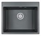 Мойка кухонная Paulmark Kante PM106052-DG, 60 см, кварцевая, графит PM106052-DG