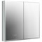 Зеркальный шкаф Aquatek 80 AQ7803B-MLC с подсветкой Хром AQ7803B-MLC