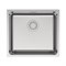 Мойка кухонная Paulmark Yuni YU49-BS, 49 см, нержавеющая сталь, цвет брашированная нержавеющая сталь YU49-BS
