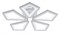 Потолочная люстра Escada Sails 10284/5LED ESC_10284_5LED