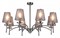 Люстра на штанге Escada Faith 694/8PL Nickel esc_694_8pl_nickel