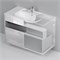 Тумба под раковину AM.PM Func 100 M8FFUX1001WG подвесная Белая глянцевая M8FFUX1001WG